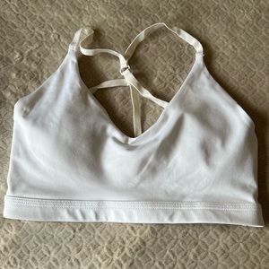 Nike White Sports Bra